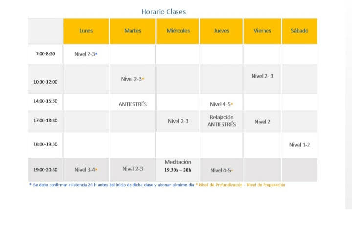 horario sept