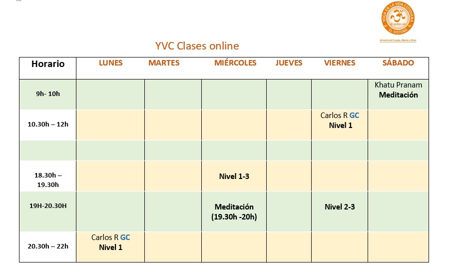 horario online